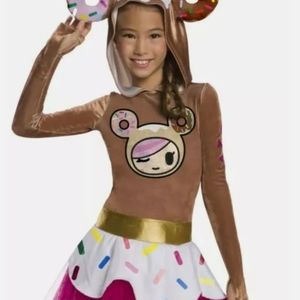 Rubies Tokidoki Donutella Kawaii Hooded Halloween Costume Dress youth medium